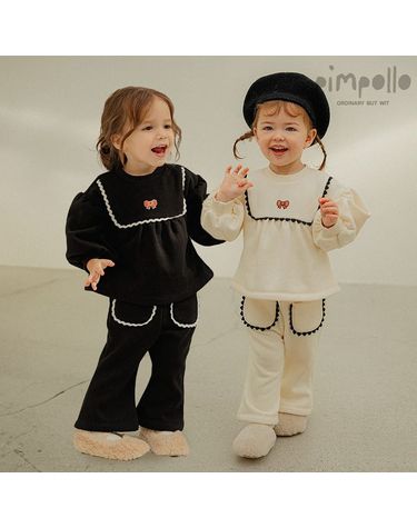 [보리보리] 렌스 여아 퍼프 상하복
