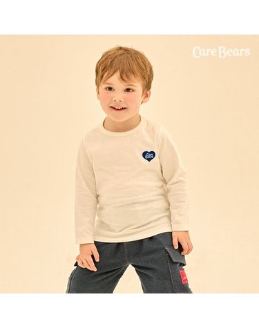 [보리보리] 블루 하트로고 데일리 티셔츠