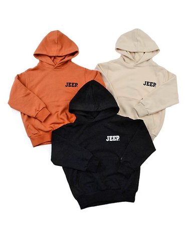 지프 키즈 [보리보리] KO3THU003 대문자 스몰 지프 후로피 후드티