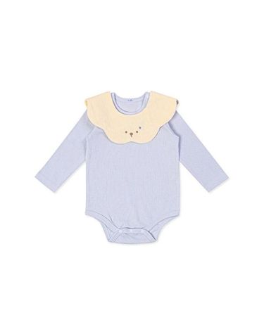 [보리보리]   MLFLQS03 네뜨면모달긴소바디수트턱받이세트