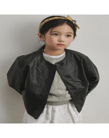 [보리보리]   BA51JK02BK 블랙 노카라 자켓
