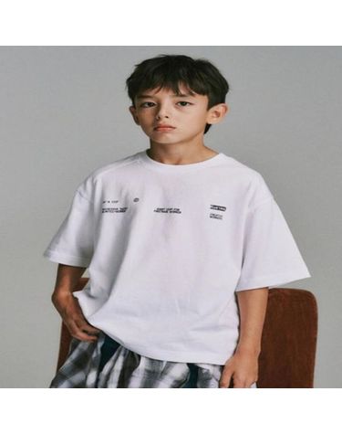 [보리보리]   AZG1TS03WT 화이트 반팔 티셔츠
