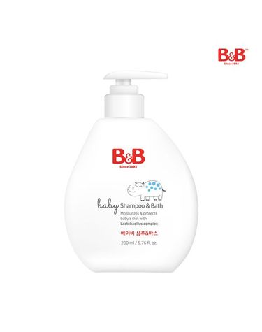 비앤비 [보리보리]  베이비 올인원 아기샴푸바스 200ml