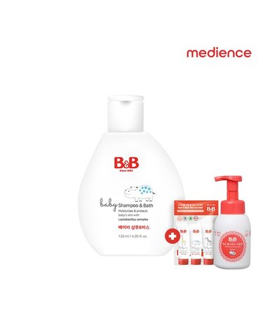 [보리보리]  베이비 올인원 아기샴푸바스 120ml