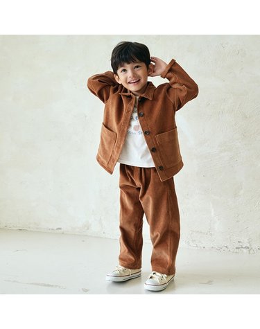 [보리보리/비치스앤크림]멜로우 코듀로이 셋업-브라운Melow corduroy set-up, Brown