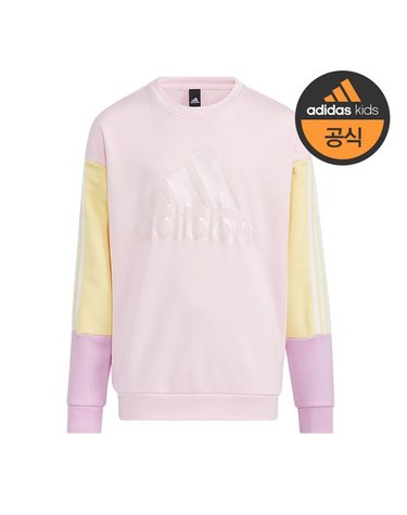 [보리보리] 130~160 아디다스키즈 주니어 컬러블럭 맨투맨-HM7184