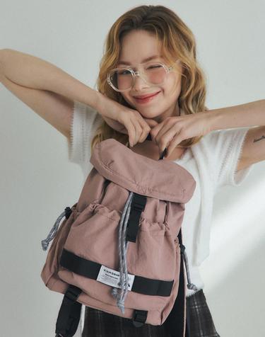 [비아모노] 트루비 미니 럭색 백팩_핑크