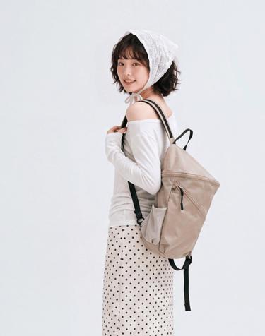 [비아모노] 패더라이트 경량 백팩+이너백 포함_토프베이지