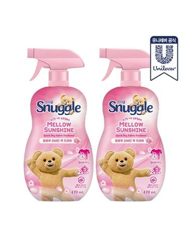 스너글 섬유탈취제 멜로우선샤인 퀵드라이 470ml 2개