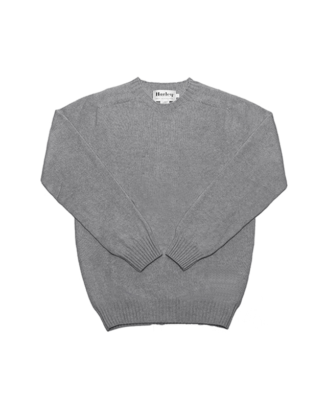 할리오브스코틀랜드 [할리오브스코틀랜드 HARLEY OF SCOTLAND] M3116 7 FLANNEL GREY 남성 니트 착용컷