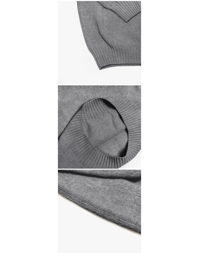 할리오브스코틀랜드 [할리오브스코틀랜드 HARLEY OF SCOTLAND] M3116 7 FLANNEL GREY 남성 니트 착용컷
