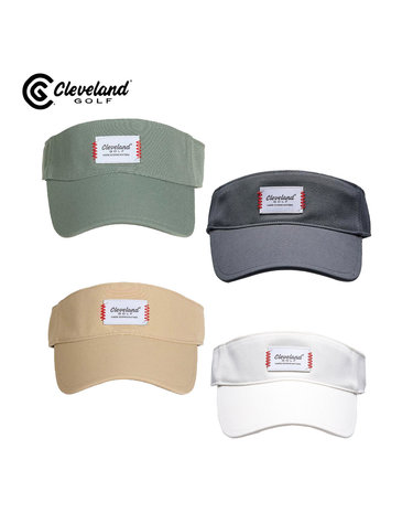 클리브랜드 우븐 패치 골프모자 바이저 썬캡 CAH-24049i