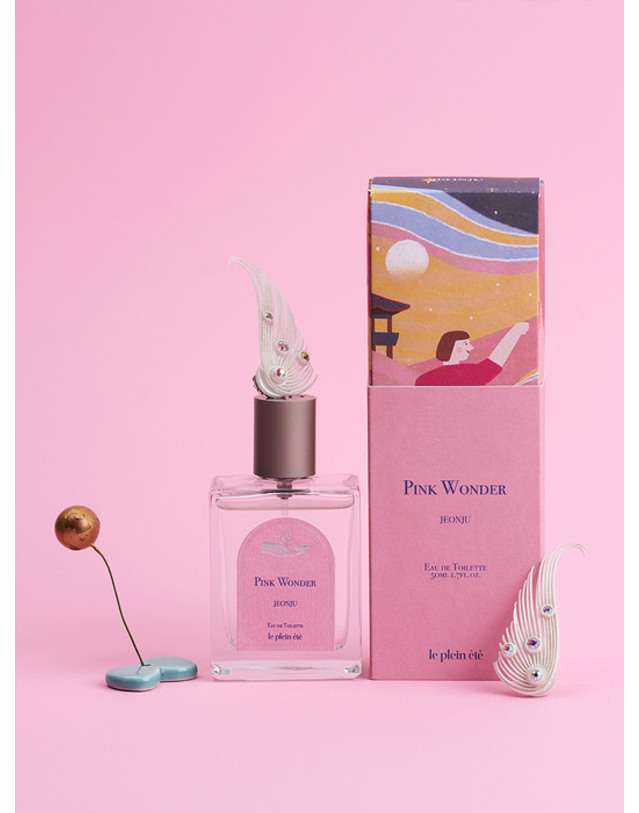 르플랑에떼 탑아이돌 역조공 향수_전주 핑크원더 EDT 50ml 착용컷