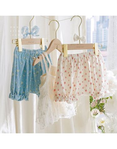 [보리보리] 귀여운 꽃과 딸기가 예쁘기도 하지요_Bloomer - 베이비 프릴 블루머