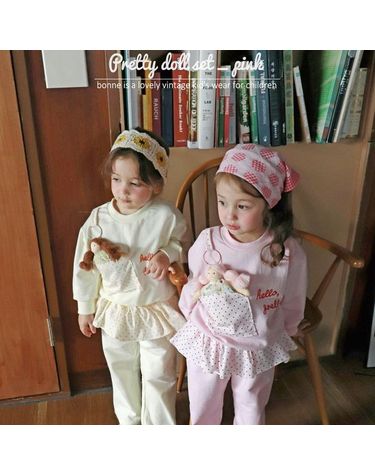[보리보리] 프리티 인형 상하복 _ 핑크