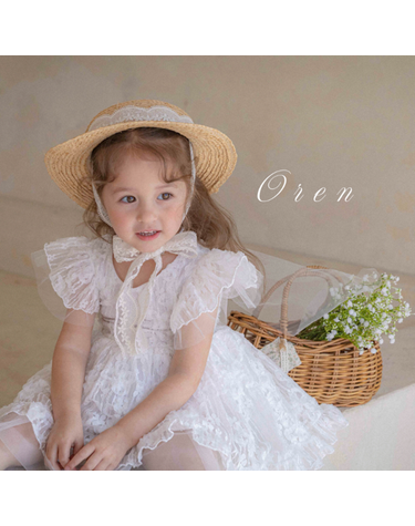 [보리보리] 프릴리 레이스 원피스 Frilly Lace Dress