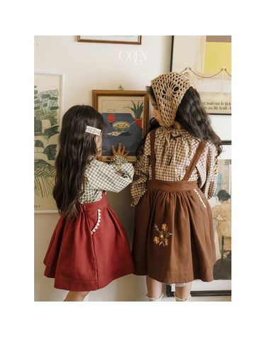 [보리보리] 어텀 블룸 스커트