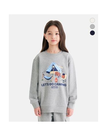 [보리보리] 아웃도어 프로덕츠 아웃도어 LS크루 테리 맨투맨 3color