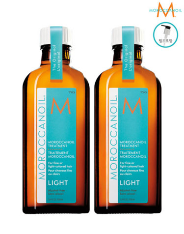 모로칸오일 [직구특가+쿠폰][무료배송]트리트먼트 라이트 100ml + 100ml