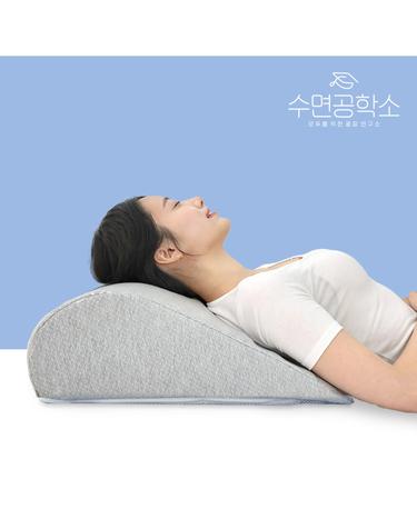 (통기 속커버 증정) 수면공학소 역류성식도염 베개 역류방지 식도염 쿠션 허리 쿠션 상체 세우는 베개