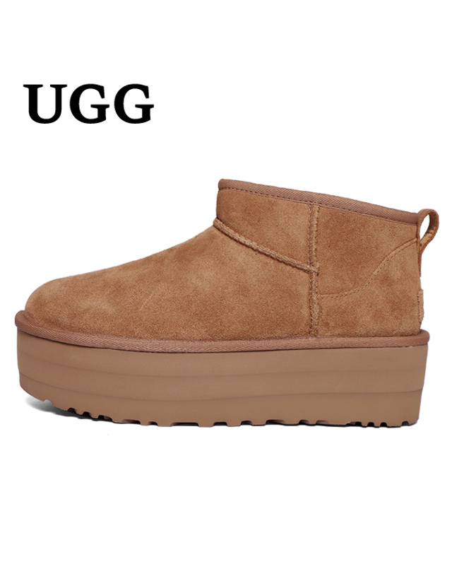 어그 UGG 클래식 울트라 미니 플랫폼 1135092_CHE 착용컷