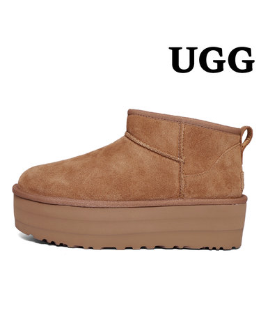 [어그] 미국 UGG 클래식 울트라 미니 플랫폼 부츠 체스트넛 1135092-CHE