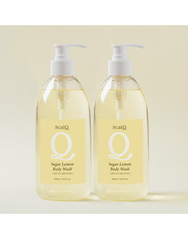 [1+1]스칼큐 등드름 바디트러블 케어 기능성 슈가 레몬 바디워시 500ml