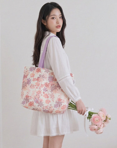 [26년 신상][70년전통 영국 대표브랜드]로맨틱 데일리 캔버스 에코백_LG3AF50780