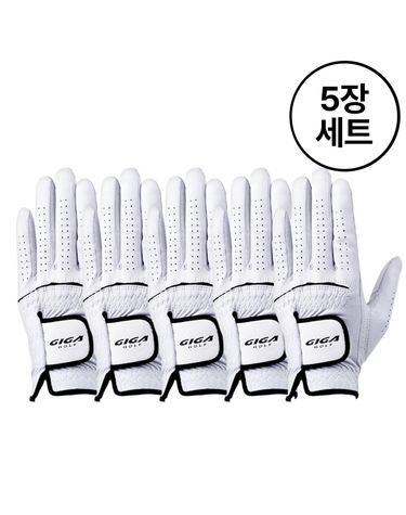 기가골프 양피장갑 남성용(한손)_GA2213 5장세트