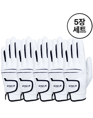 기가골프 반양피골프장갑 남성용(한손)_GA3918 5장세트