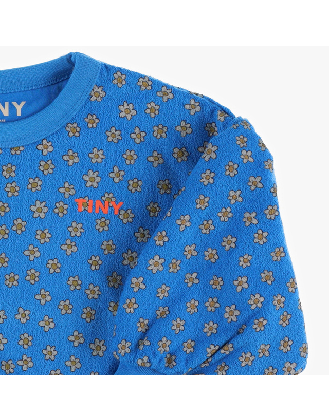 타이니코튼 타이니코튼 AW24-078 P22 (Daisies sweatshirt) 데이지 아동 맨투맨 착용컷