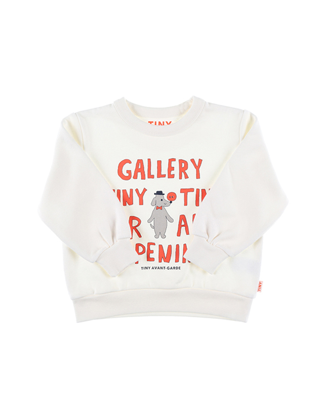 타이니코튼 타이니코튼 AW24-122 104 (Grand opening sweatshirt) 그랜드 오프닝 그래픽 아동 맨투맨 착용컷