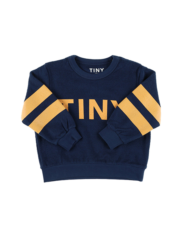 타이니코튼 타이니코튼 AW24-169 107 (Stripes Sweatshirt) 그래픽 로고 아동 맨투맨 착용컷