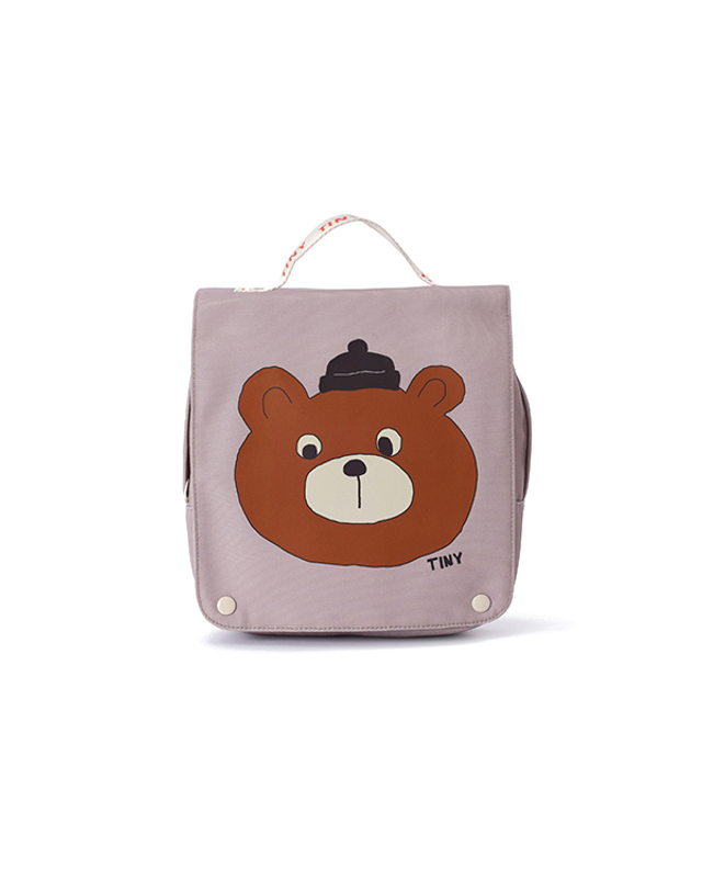 타이니코튼 타이니코튼 AW24-342 P06 (Bear toddler backpack) 베어 백팩 착용컷