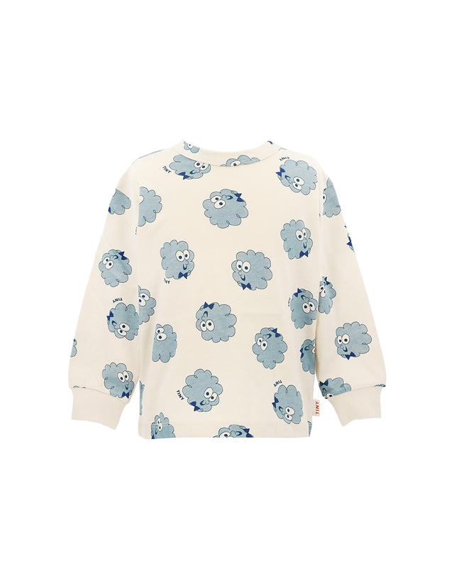 타이니코튼 타이니코튼 AW24-024 M01 (Guest tee) 게스트 캐릭터 아동 긴팔티 착용컷