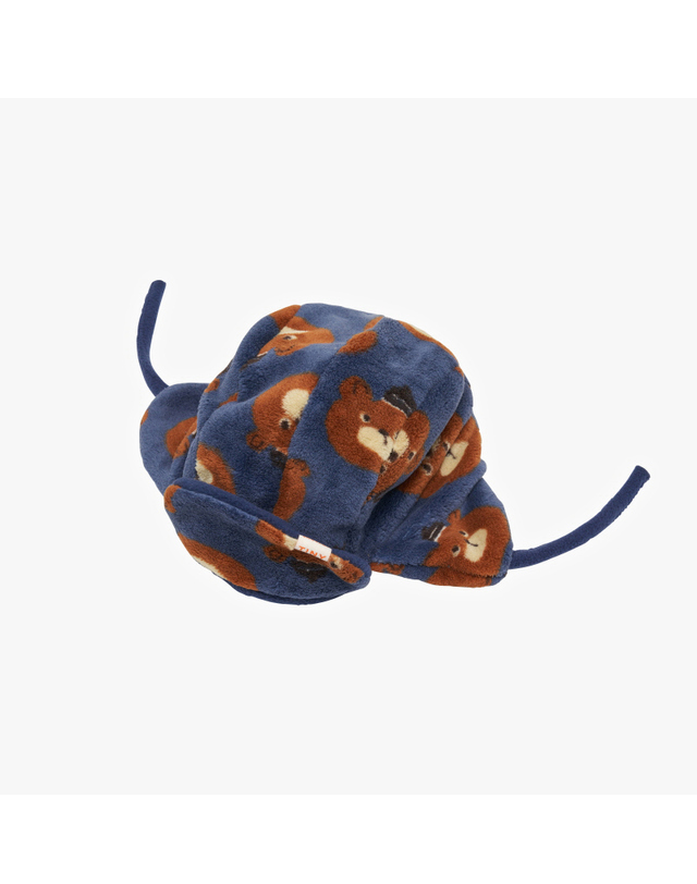 타이니코튼 타이니코튼 AW24-308 K29 (Bears earflap beanie) 베어스 트루퍼햇 이어머프 착용컷