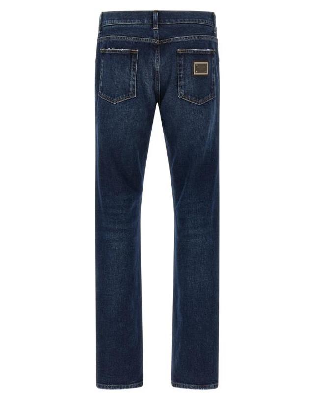 돌체앤가바나 [해외직구] 25FW 돌체앤가바나 데님 팬츠 GY07CDG8OE8S9001 Blue 착용컷