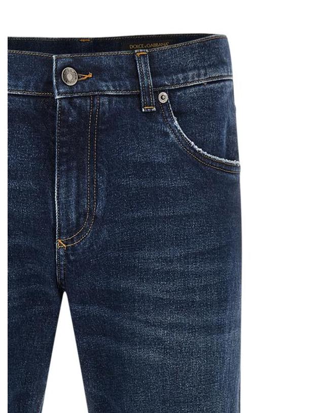 돌체앤가바나 [해외직구] 25FW 돌체앤가바나 데님 팬츠 GY07CDG8OE8S9001 Blue 착용컷