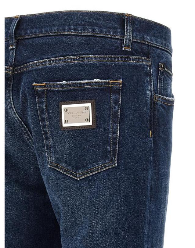 돌체앤가바나 [해외직구] 25FW 돌체앤가바나 데님 팬츠 GY07CDG8OE8S9001 Blue 착용컷