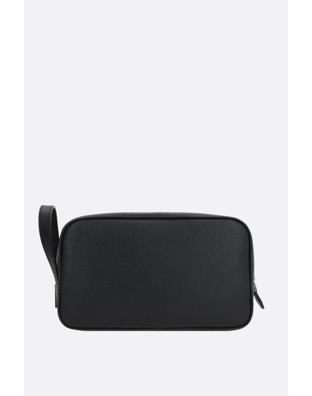 돌체앤가바나 [해외직구] 26SS 돌체앤가바나 Sicily calfskin necessaire 파우치 BT3310BG66280999 BLACK 착용컷