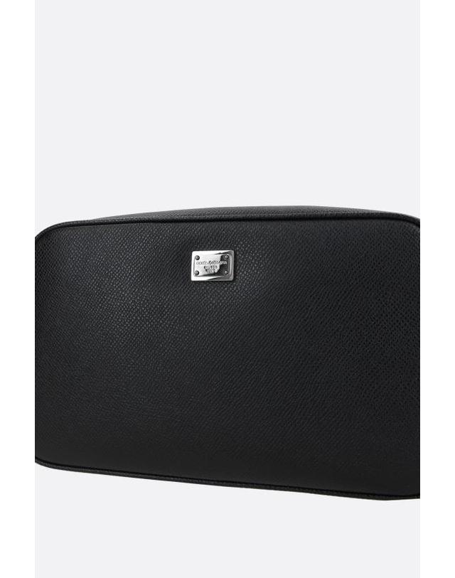 돌체앤가바나 [해외직구] 26SS 돌체앤가바나 Sicily calfskin necessaire 파우치 BT3310BG66280999 BLACK 착용컷