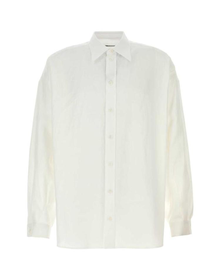 DOLCE&amp;GABBANA [해외] 25SS 돌체앤가바나 롱 슬리브 린넨 셔츠 G5NE2TFU4JB W0800 White EPCPXX<b>76151</b>