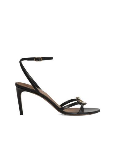 [해외직구] 26SS 돌체앤가바나 디보션 카프스킨 샌들힐 CR1983 AP412 80999 BLACK