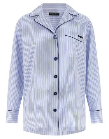 [해외직구] 26SS 돌체앤가바나 블라우스 F5U37TFR510S8051 Light Blue