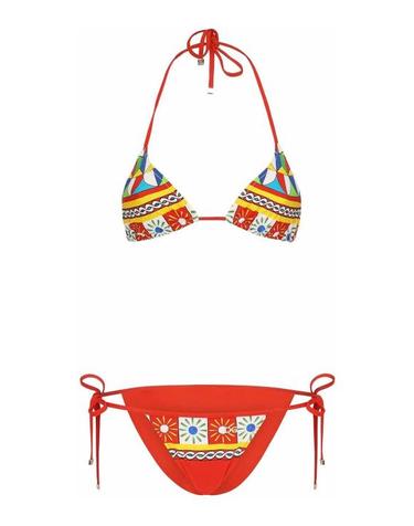 [해외직구] 26SS 돌체앤가바나 비키니 수영복 O8A02JFPG59HH82D MULTICOLOUR