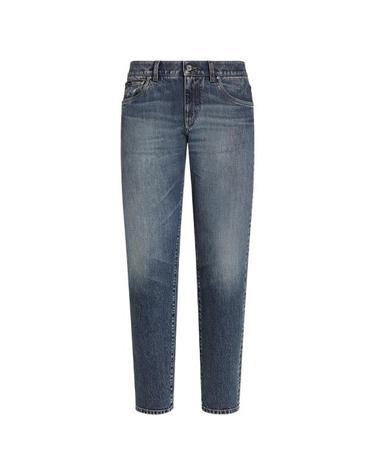 [해외직구] 26FW 돌체앤가바나 스트레이트 팬츠 GY07CDG8PK5 S9001 BLUE