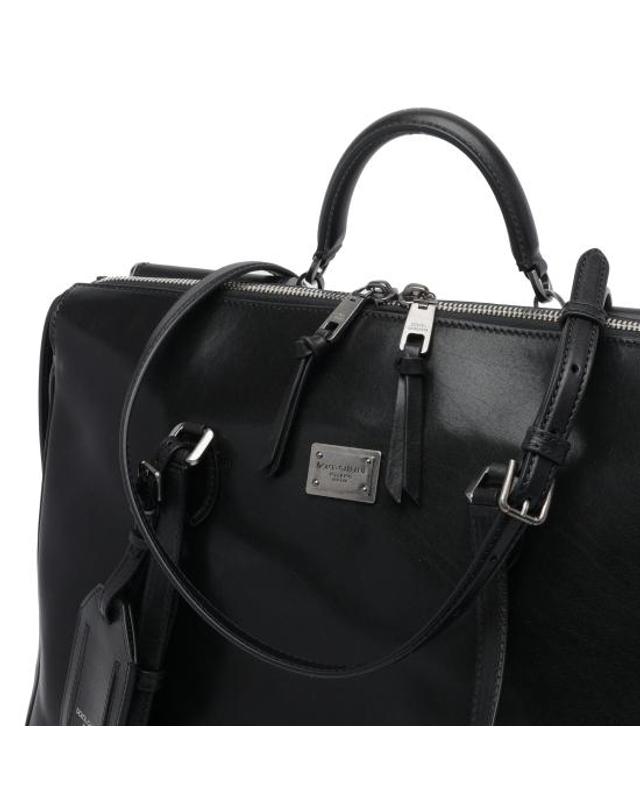 돌체앤가바나 [해외직구] 26SS 돌체앤가바나 Vittoria calfskin 백 BM7825 AH85080999 BLACK 착용컷