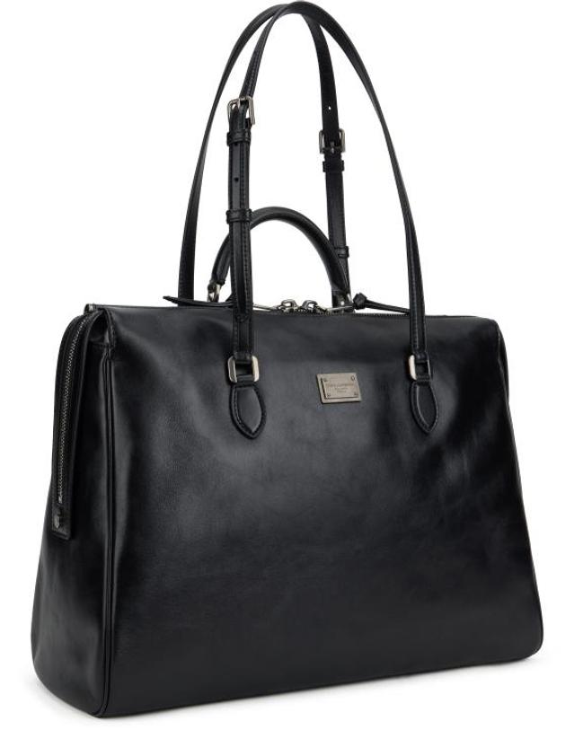 돌체앤가바나 [해외직구] 26SS 돌체앤가바나 Vittoria calfskin 백 BM7825AH85080999 black 착용컷