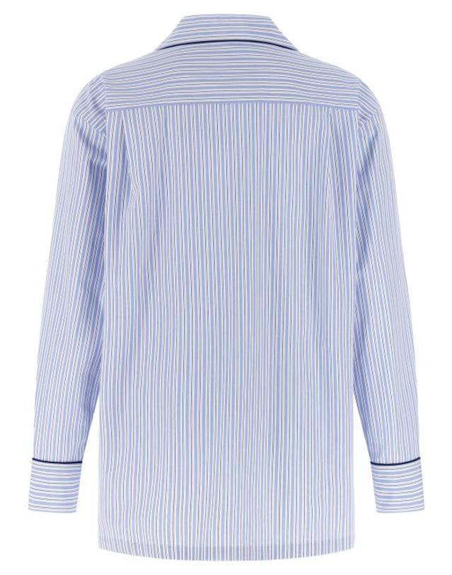 돌체앤가바나 [해외직구] 26SS 돌체앤가바나 블라우스 F5U37TFR510S8051 Light Blue 착용컷