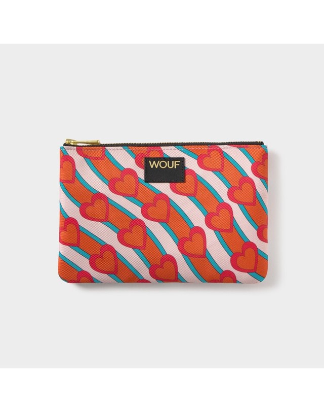 우프 WO데일리 하트비트 파우치 21x14x1 착용컷